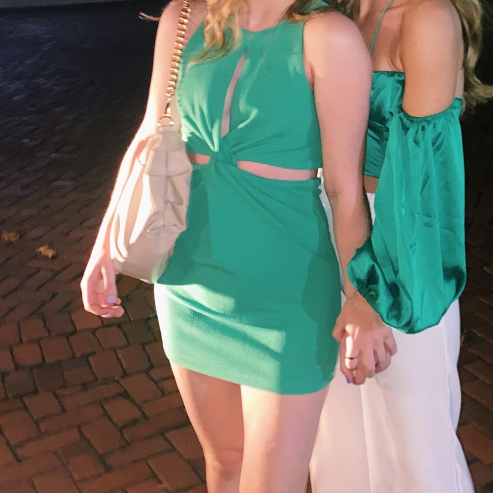 Green Wild Fable Dress